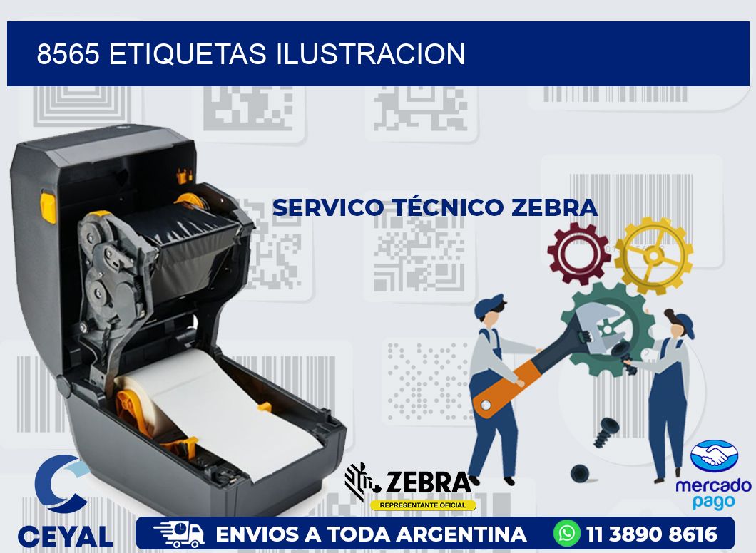 8565 ETIQUETAS ILUSTRACION