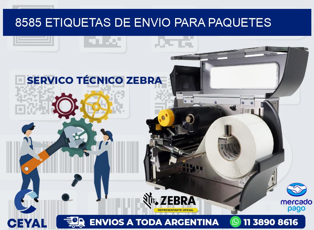 8585 ETIQUETAS DE ENVIO PARA PAQUETES