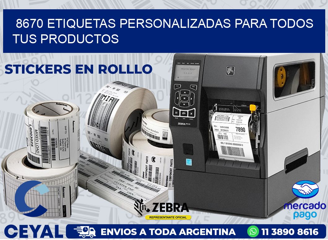 8670 ETIQUETAS PERSONALIZADAS PARA TODOS TUS PRODUCTOS