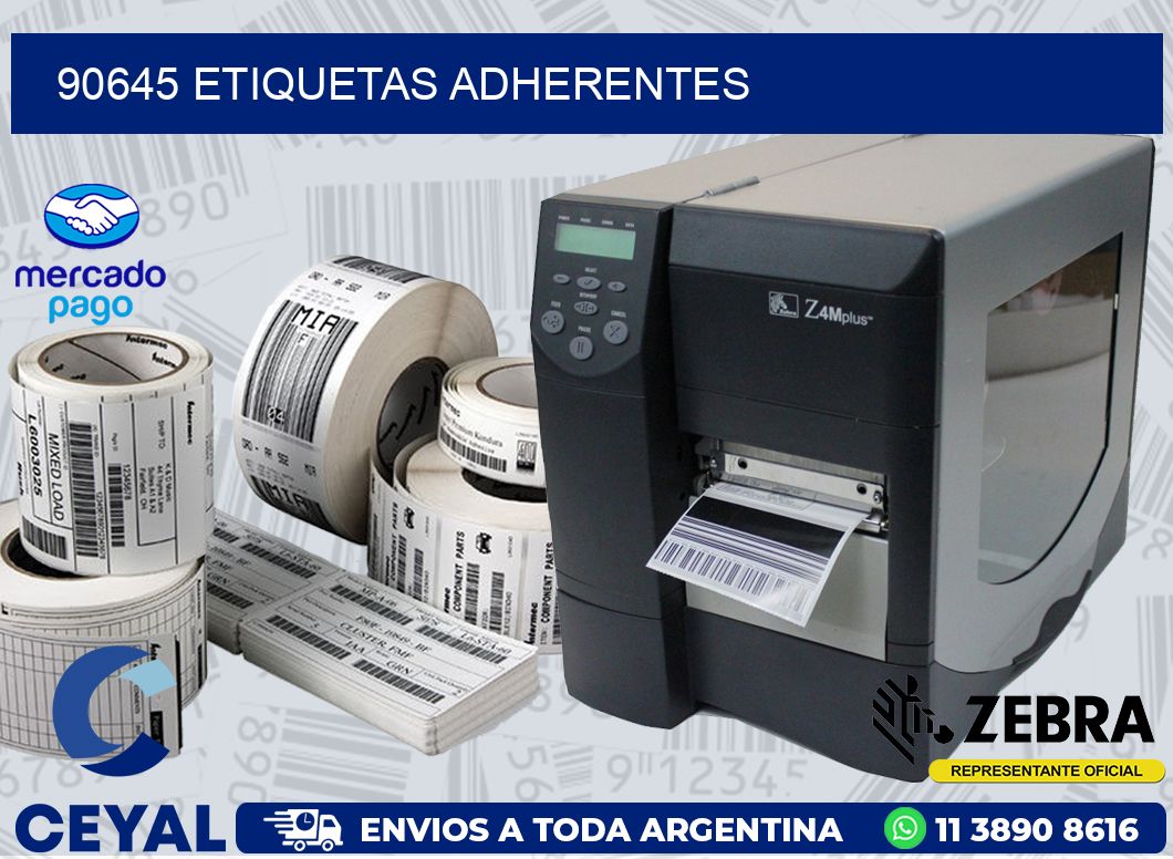 90645 ETIQUETAS ADHERENTES