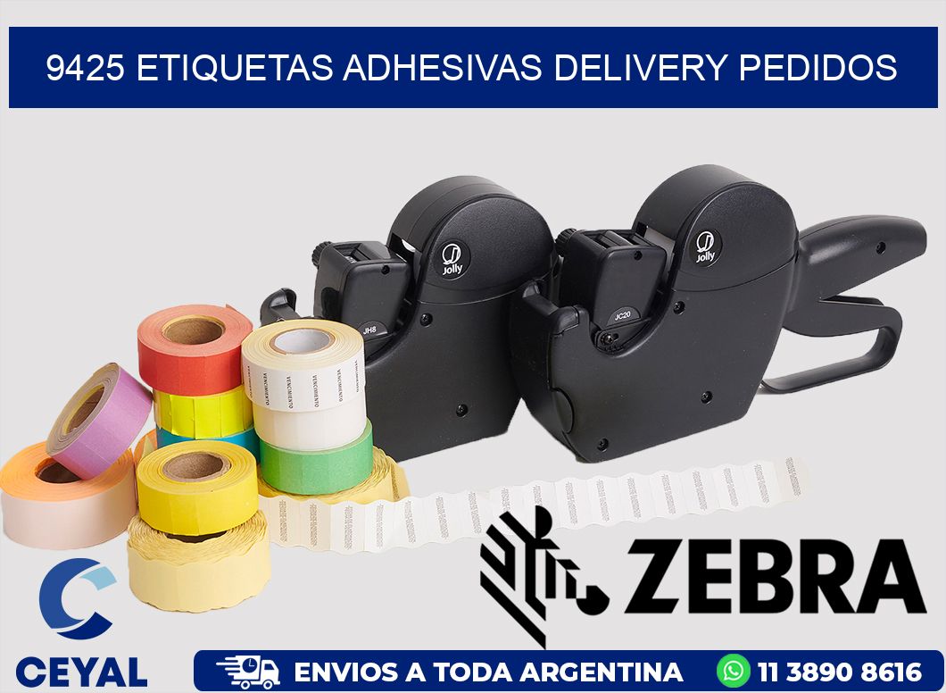 9425 ETIQUETAS ADHESIVAS DELIVERY PEDIDOS