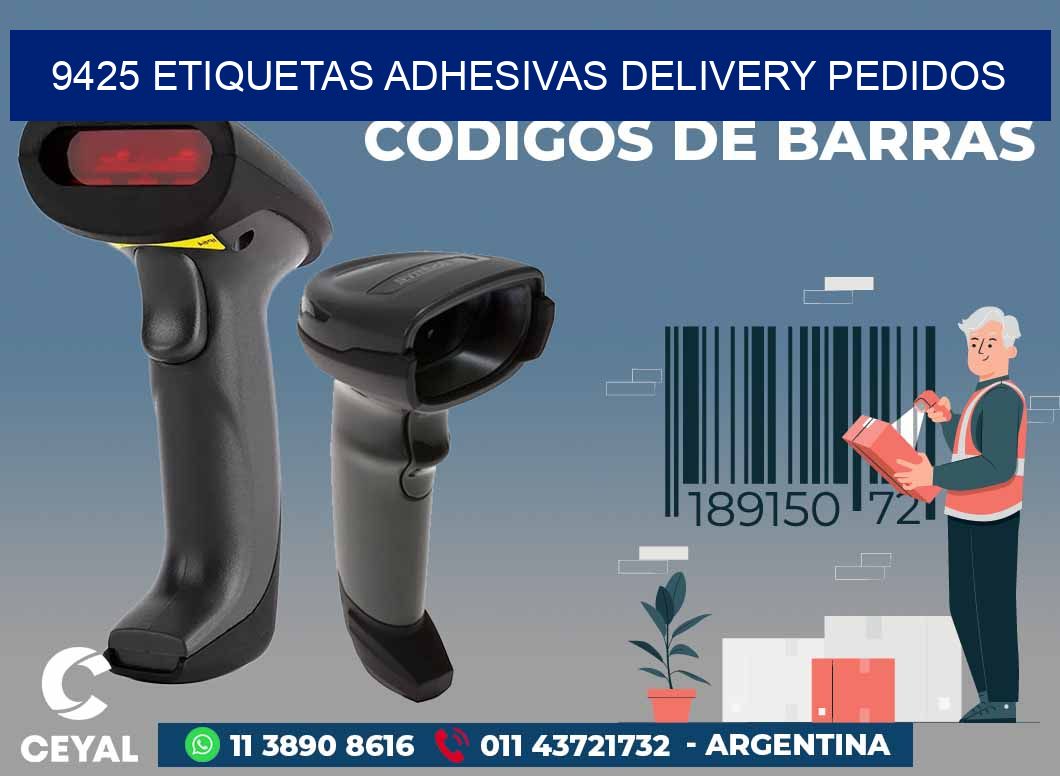 9425 ETIQUETAS ADHESIVAS DELIVERY PEDIDOS