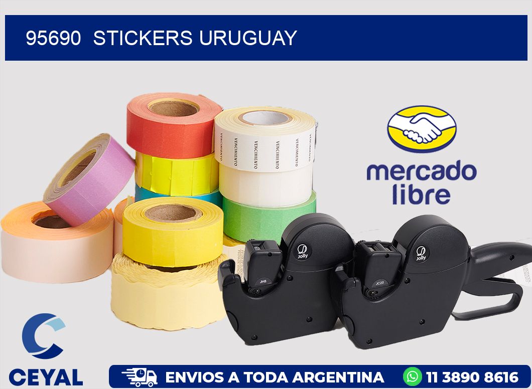 95690  STICKERS URUGUAY