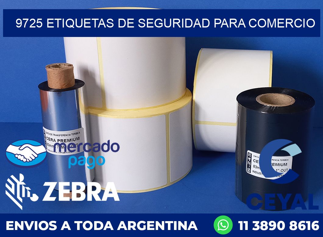 9725 ETIQUETAS DE SEGURIDAD PARA COMERCIO