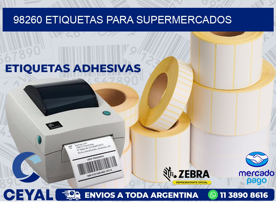 98260 ETIQUETAS PARA SUPERMERCADOS