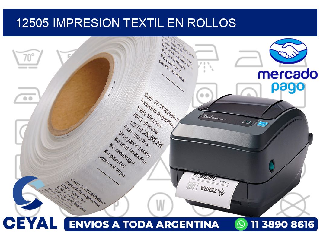 12505 IMPRESION TEXTIL EN ROLLOS