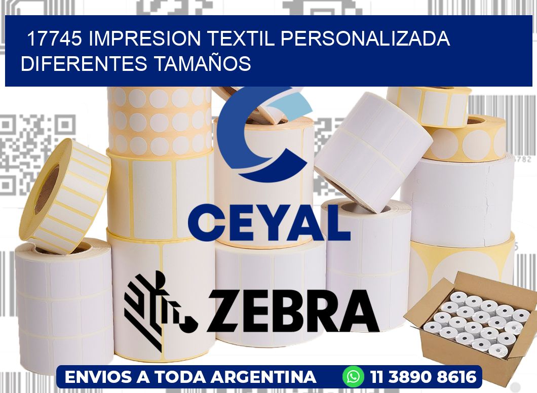 17745 IMPRESION TEXTIL PERSONALIZADA DIFERENTES TAMAÑOS