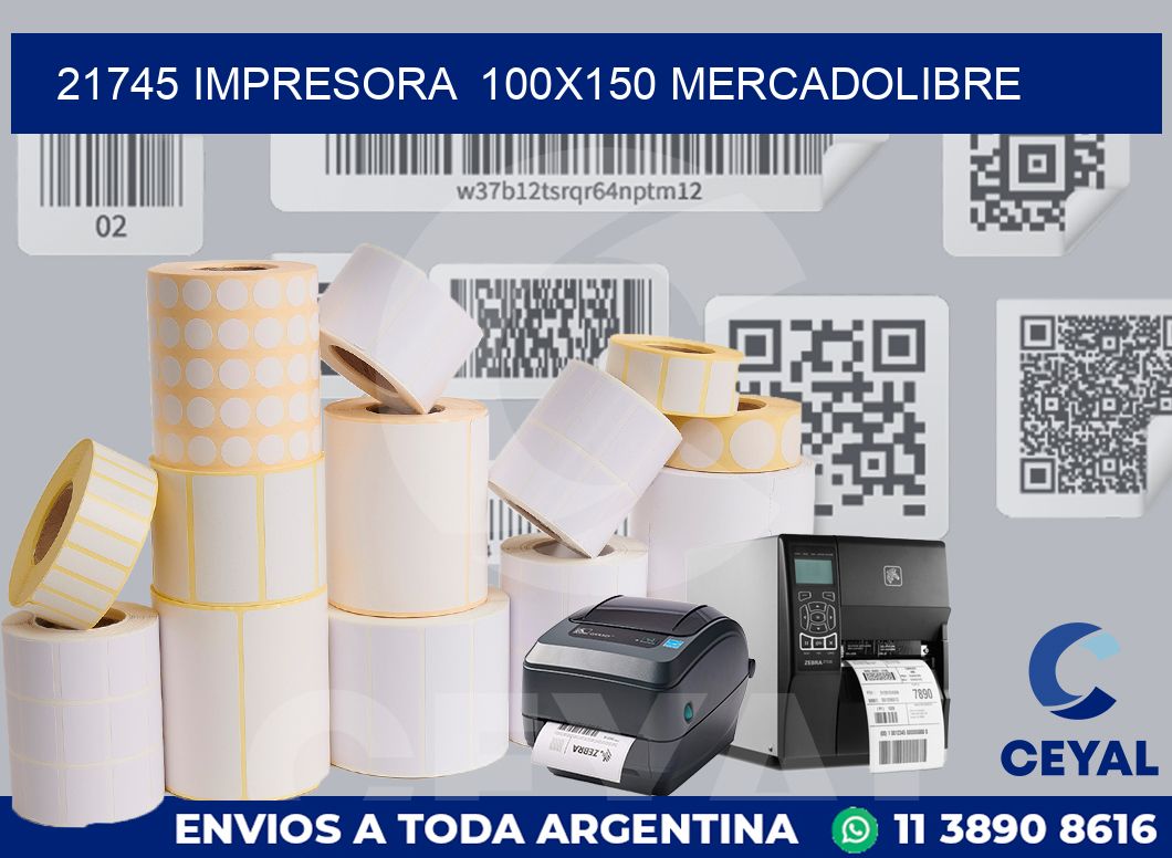 21745 impresora  100x150 mercadolibre