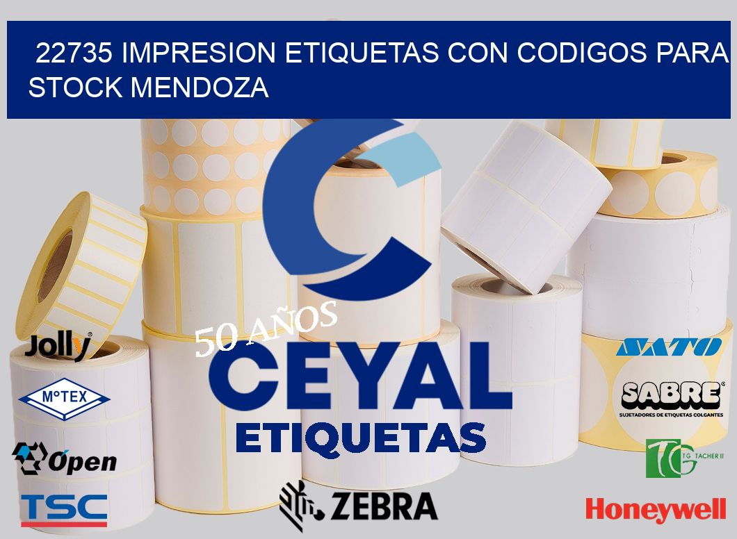 22735 IMPRESION ETIQUETAS CON CODIGOS PARA STOCK MENDOZA