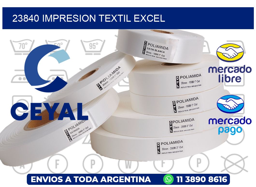 23840 IMPRESION TEXTIL EXCEL