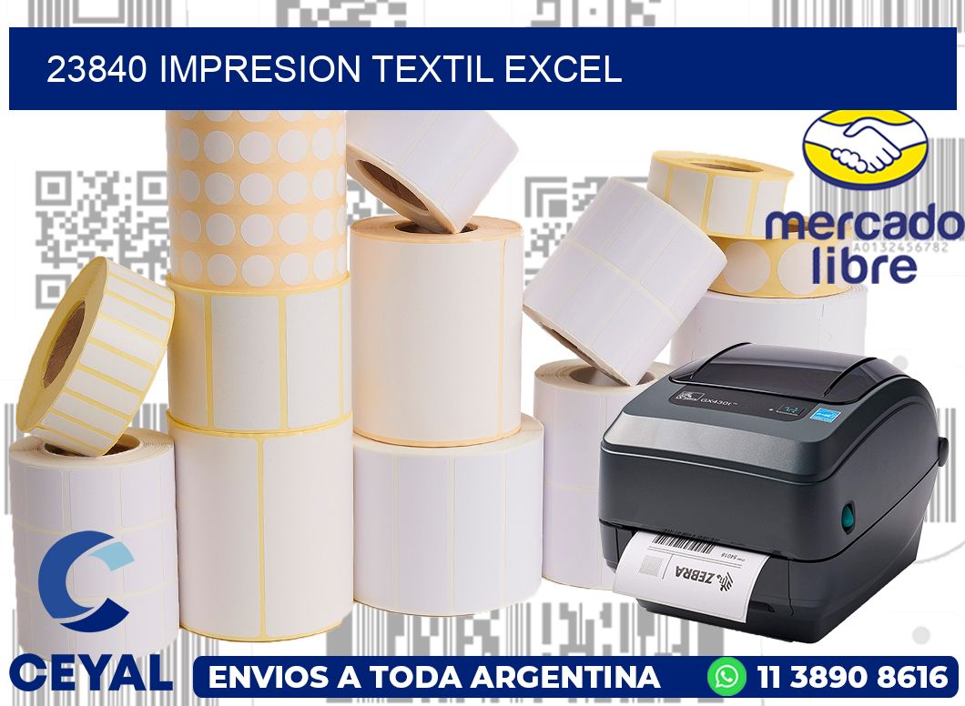 23840 IMPRESION TEXTIL EXCEL