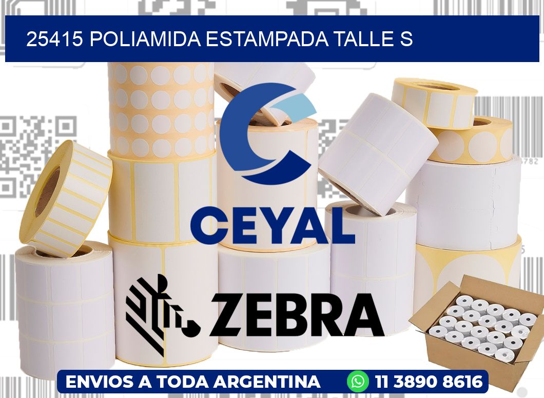 25415 POLIAMIDA ESTAMPADA TALLE S