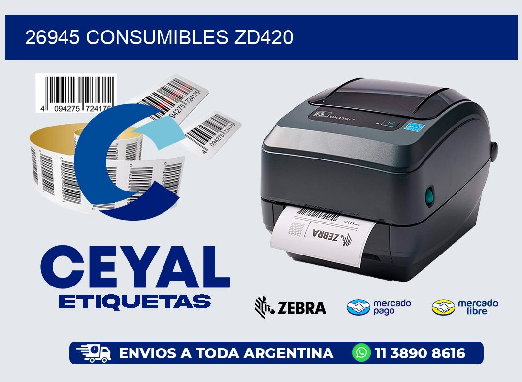 26945 CONSUMIBLES ZD420