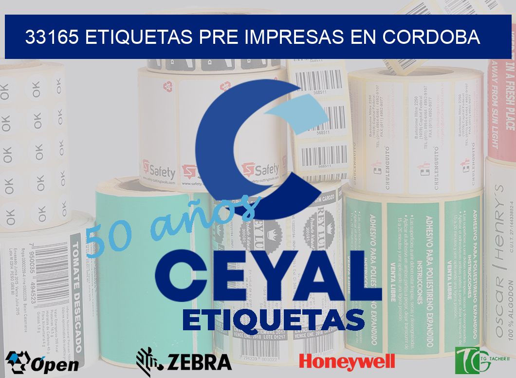33165 ETIQUETAS PRE IMPRESAS EN CORDOBA