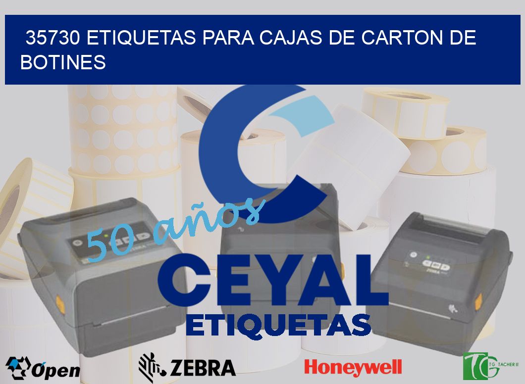 35730 ETIQUETAS PARA CAJAS DE CARTON DE BOTINES