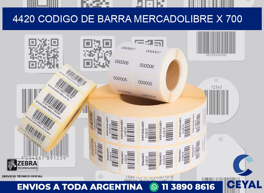 4420 codigo de barra mercadolibre x 700