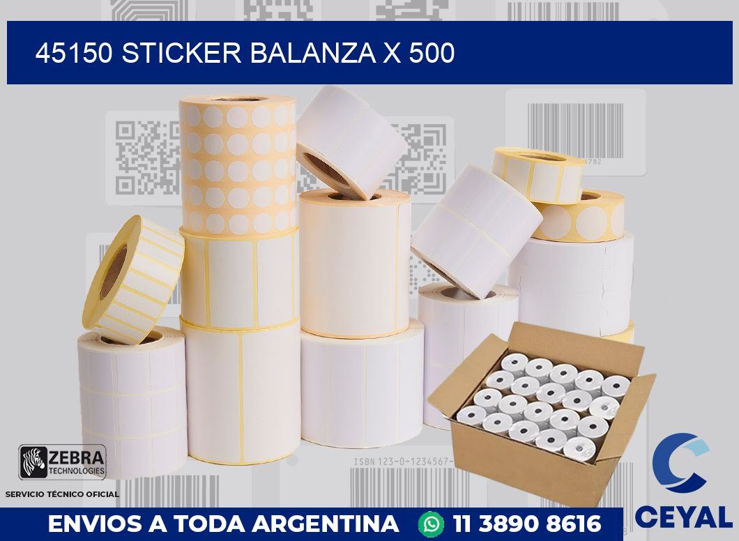 45150 sticker balanza x 500
