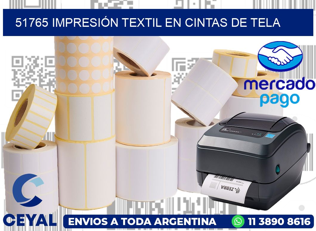 51765 IMPRESIÓN TEXTIL EN CINTAS DE TELA