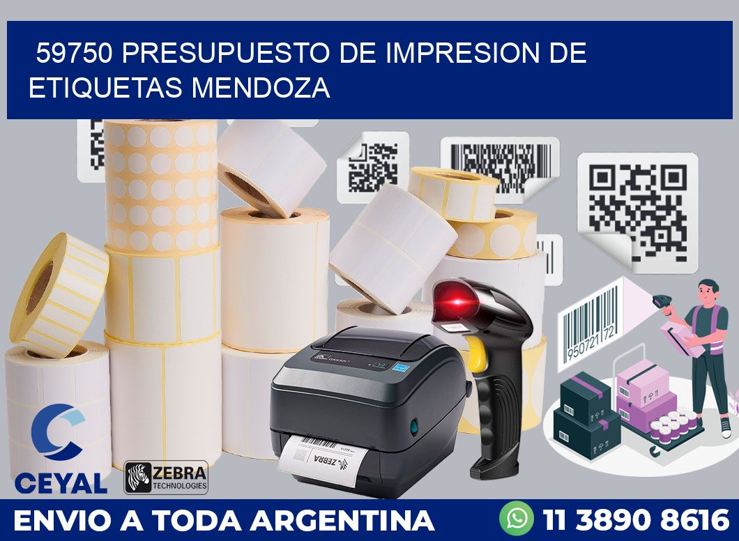 59750 PRESUPUESTO DE IMPRESION DE ETIQUETAS MENDOZA