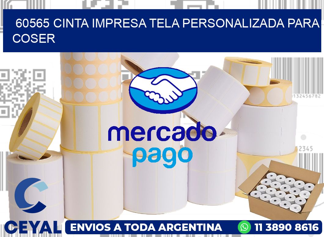 60565 CINTA IMPRESA TELA PERSONALIZADA PARA COSER