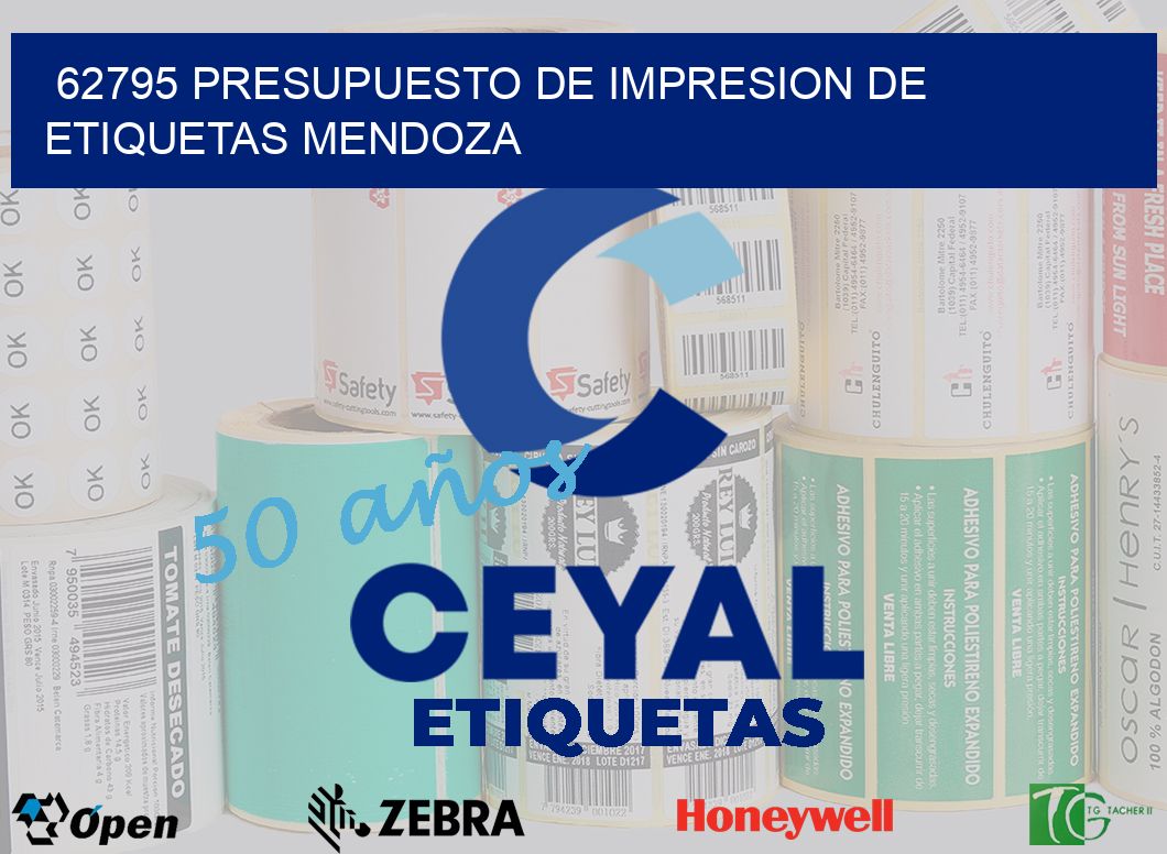 62795 PRESUPUESTO DE IMPRESION DE ETIQUETAS MENDOZA