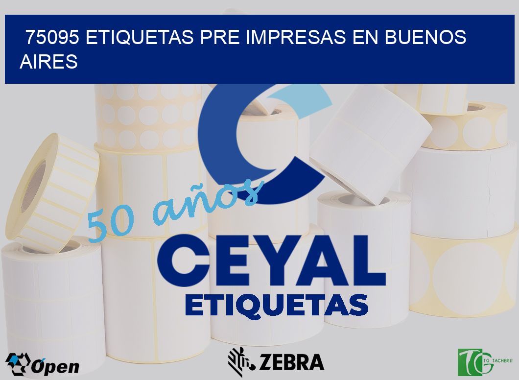 75095 ETIQUETAS PRE IMPRESAS EN BUENOS AIRES
