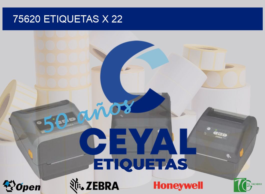 75620 Etiquetas x 22