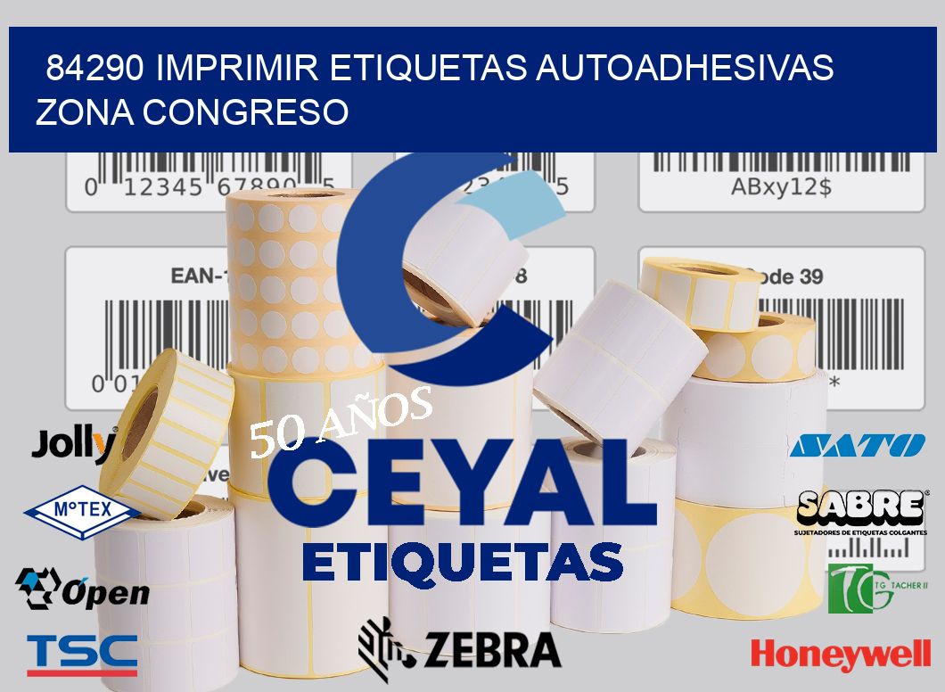 84290 IMPRIMIR ETIQUETAS AUTOADHESIVAS ZONA CONGRESO