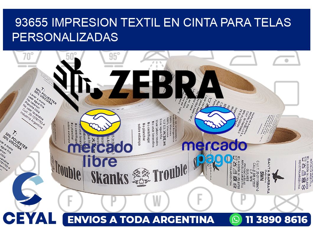 93655 IMPRESION TEXTIL EN CINTA PARA TELAS PERSONALIZADAS