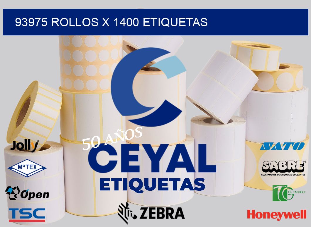 93975 Rollos x 1400 etiquetas