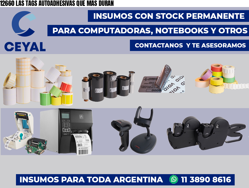 12660 LAS TAGS AUTOADHESIVAS QUE MAS DURAN