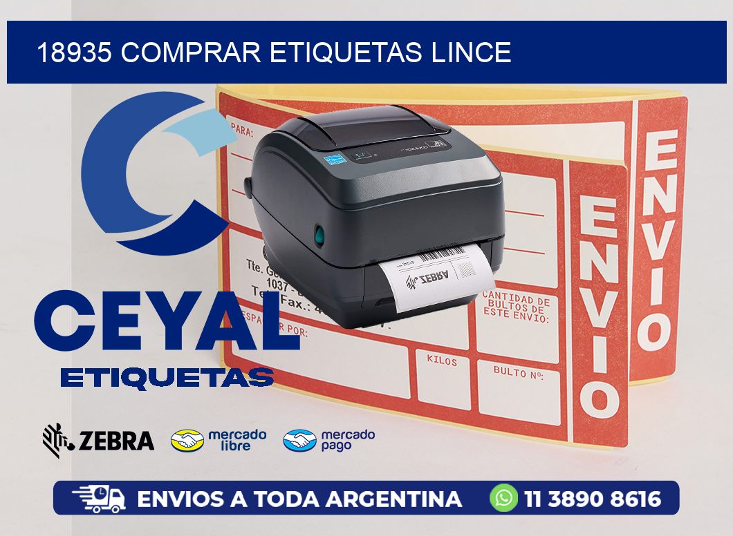 18935 COMPRAR ETIQUETAS LINCE