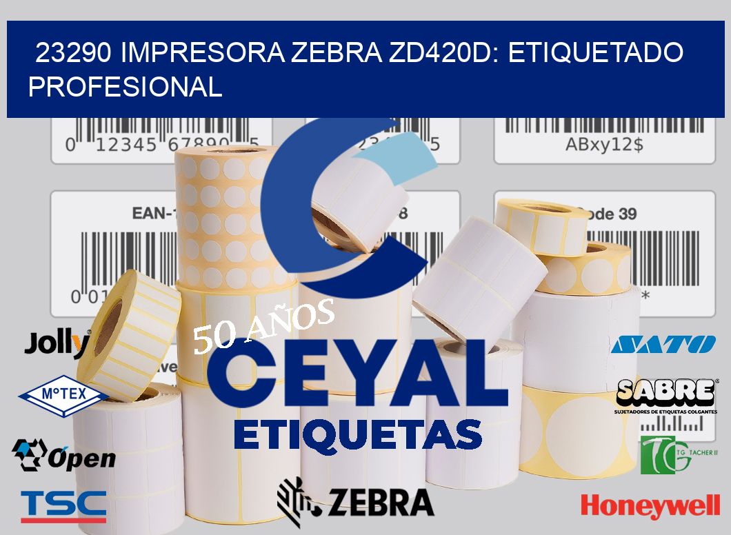 23290 Impresora Zebra ZD420D: Etiquetado Profesional