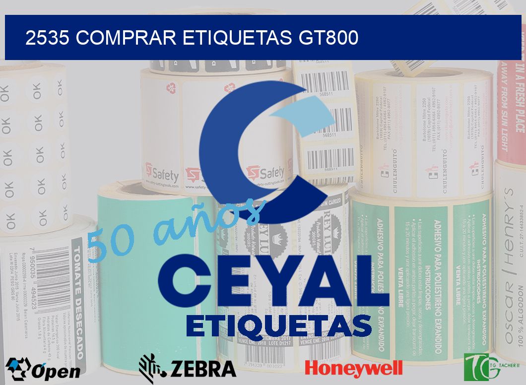 2535 COMPRAR ETIQUETAS GT800