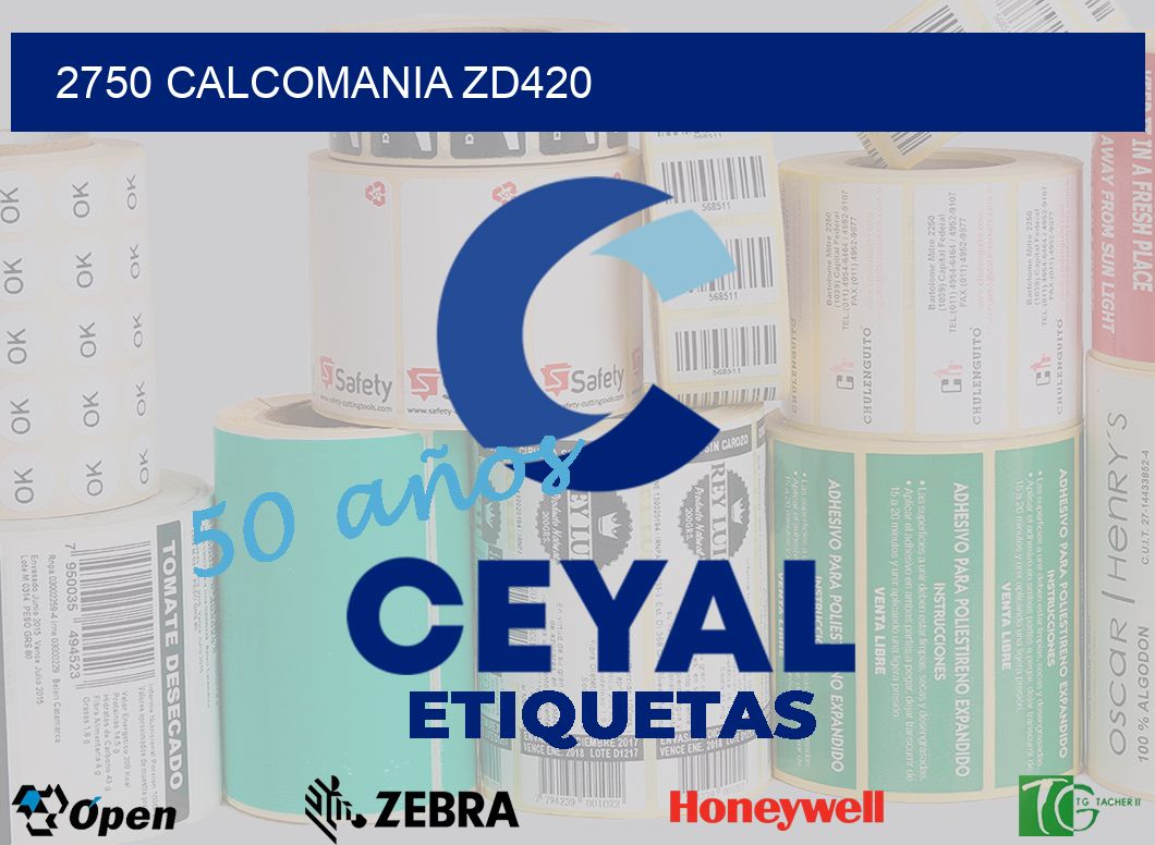 2750 CALCOMANIA ZD420