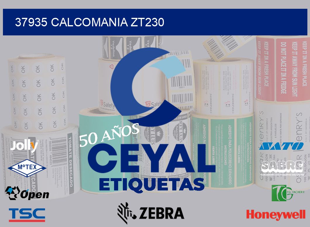 37935 CALCOMANIA ZT230