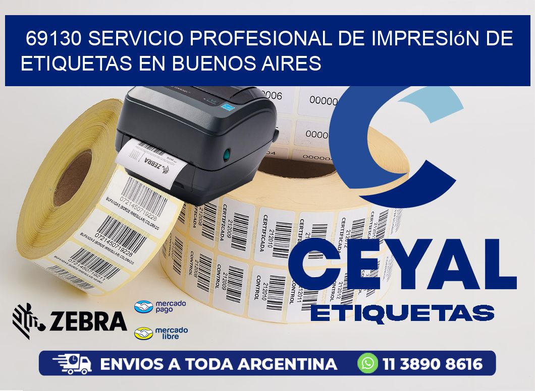 69130 Servicio Profesional de Impresión de Etiquetas en Buenos Aires