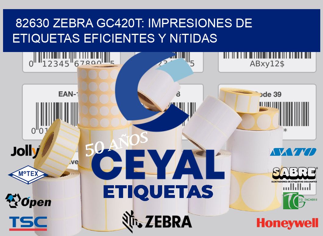 82630 Zebra GC420T: Impresiones de Etiquetas Eficientes y Nítidas
