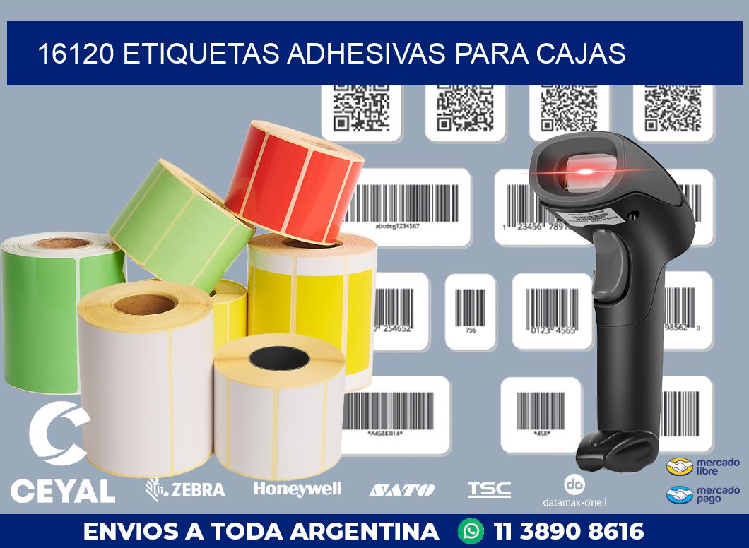 16120 ETIQUETAS ADHESIVAS PARA CAJAS