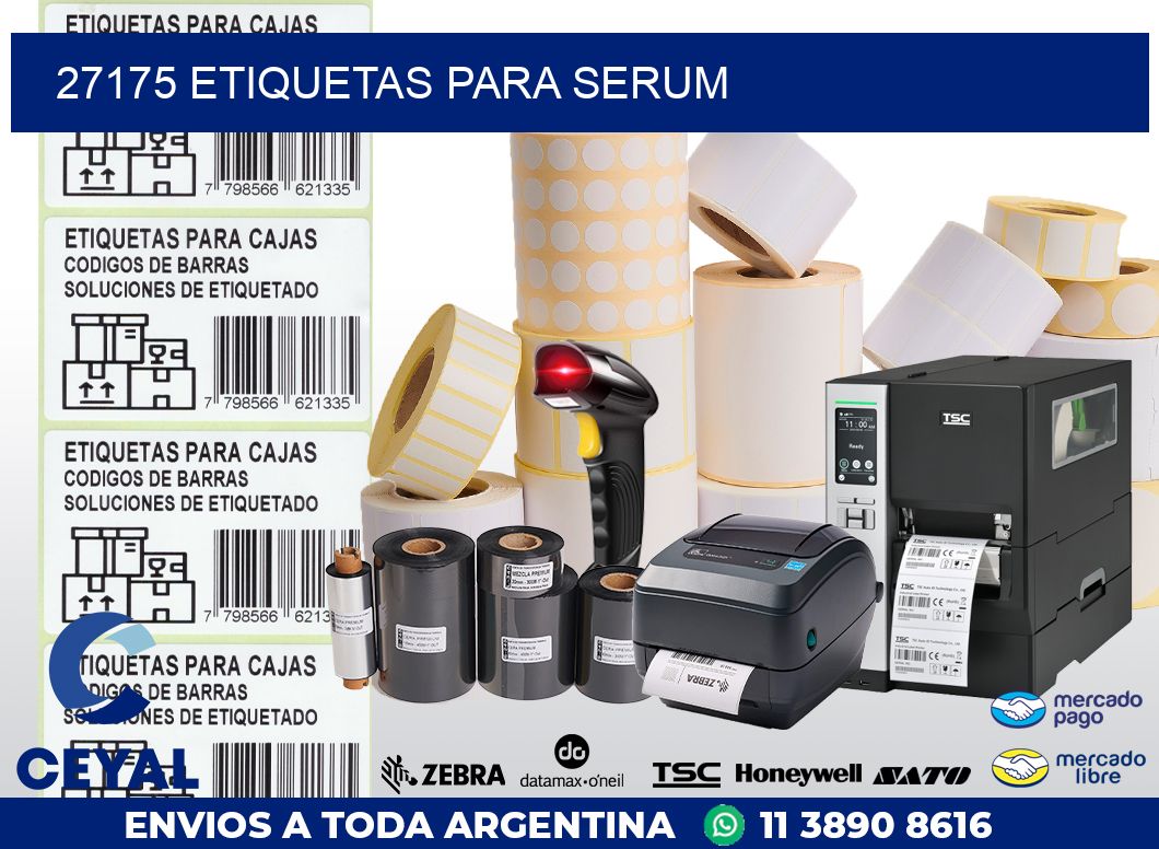 27175 ETIQUETAS PARA SERUM