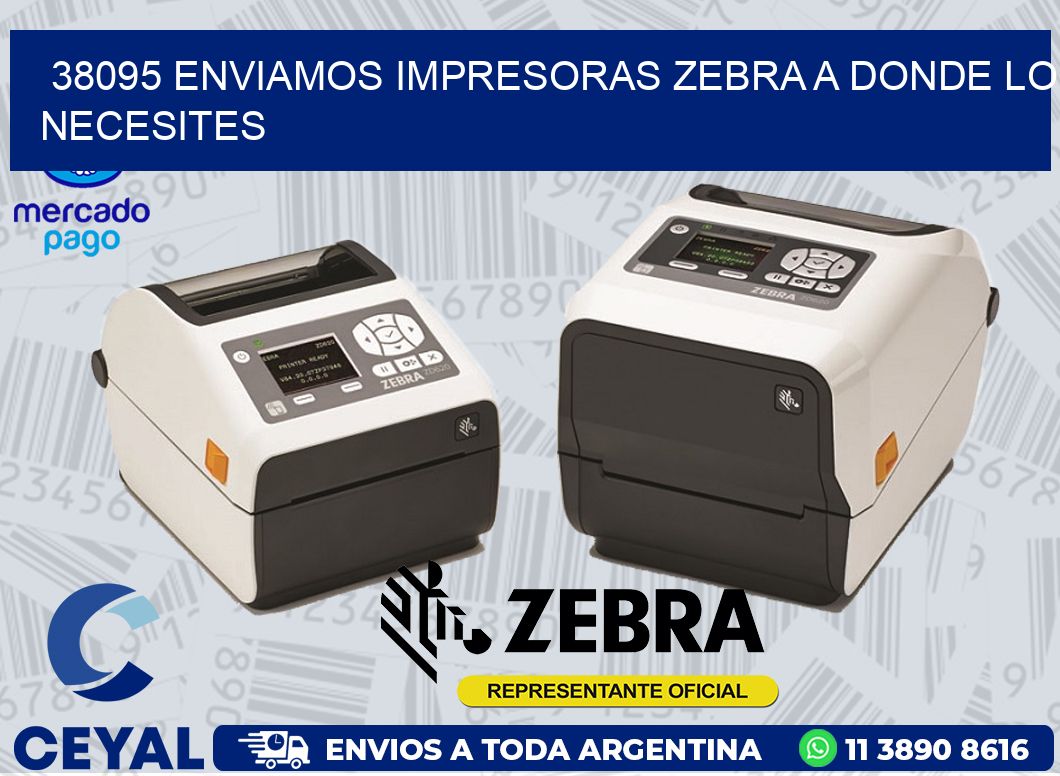 38095 ENVIAMOS IMPRESORAS ZEBRA A DONDE LO NECESITES
