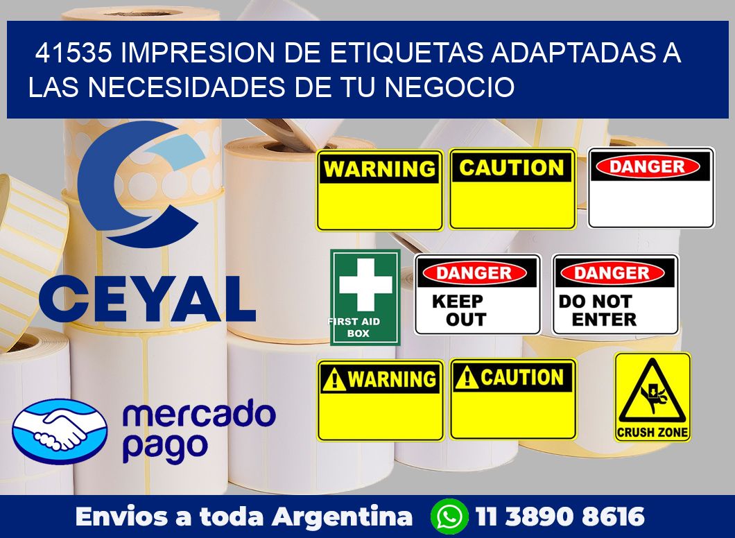 41535 IMPRESION DE ETIQUETAS ADAPTADAS A LAS NECESIDADES DE TU NEGOCIO