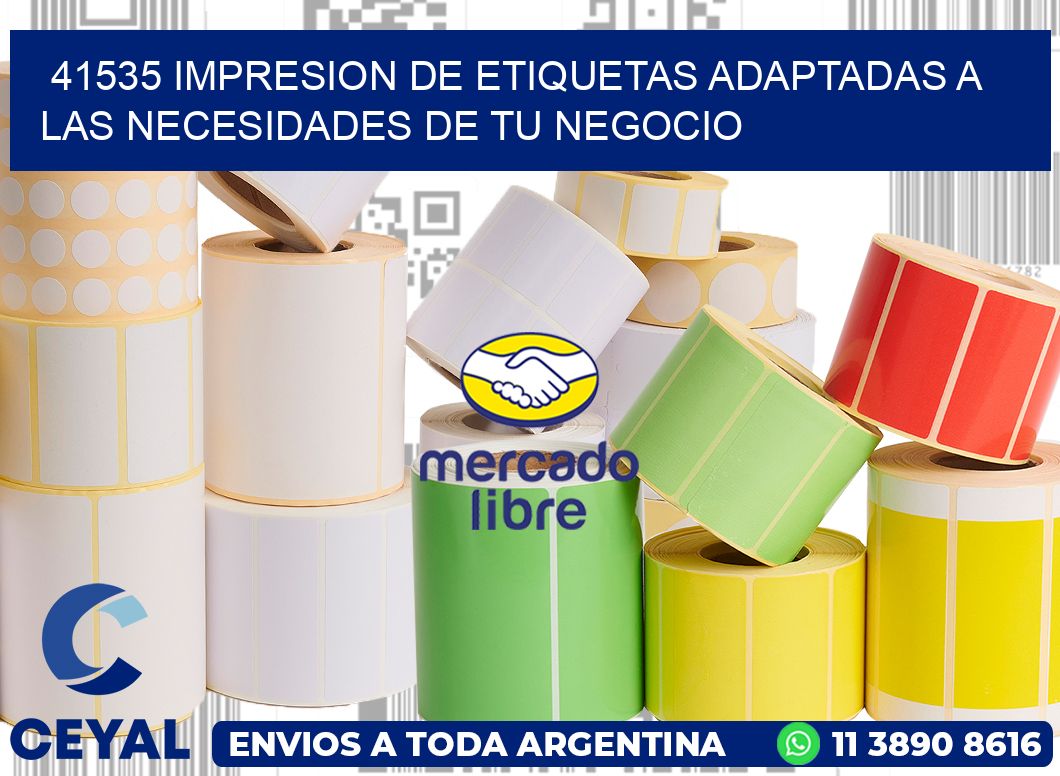 41535 IMPRESION DE ETIQUETAS ADAPTADAS A LAS NECESIDADES DE TU NEGOCIO