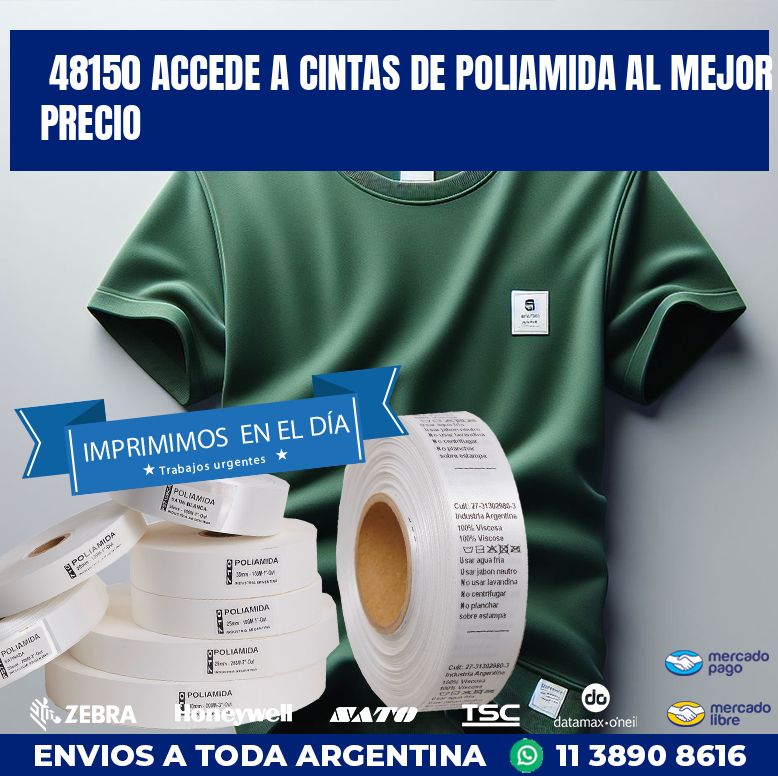 48150 ACCEDE A CINTAS DE POLIAMIDA AL MEJOR PRECIO