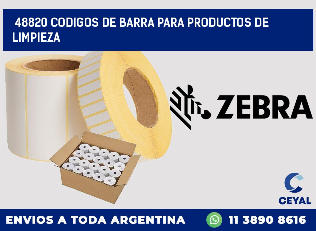 48820 CODIGOS DE BARRA PARA PRODUCTOS DE LIMPIEZA