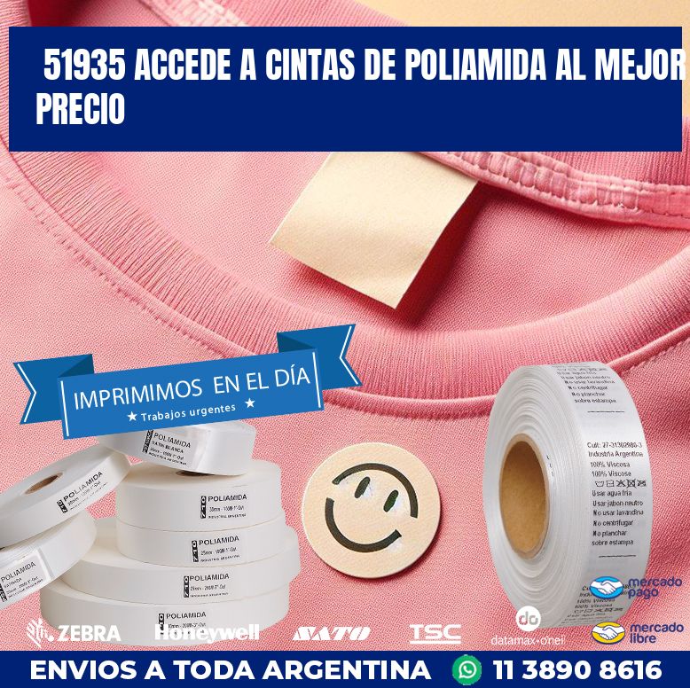 51935 ACCEDE A CINTAS DE POLIAMIDA AL MEJOR PRECIO