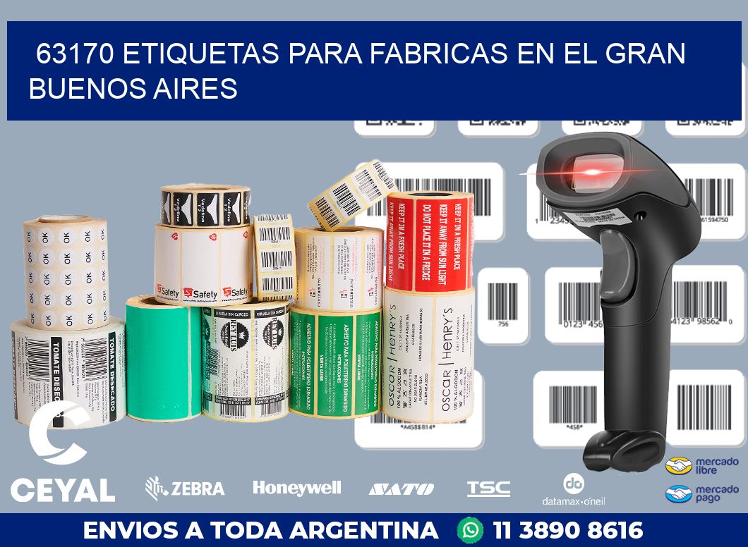 63170 ETIQUETAS PARA FABRICAS EN EL GRAN BUENOS AIRES