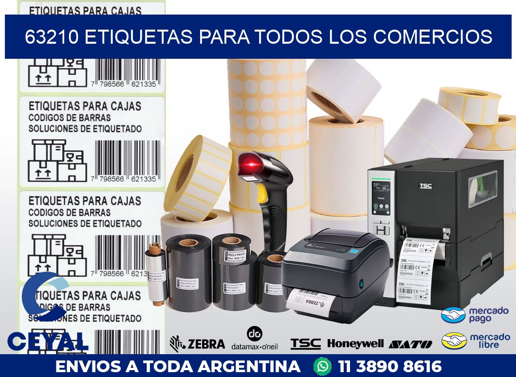63210 ETIQUETAS PARA TODOS LOS COMERCIOS