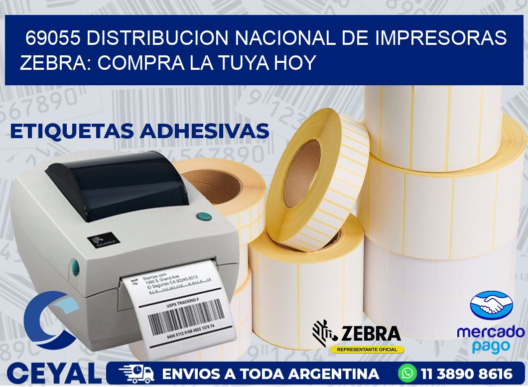 69055 DISTRIBUCION NACIONAL DE IMPRESORAS ZEBRA: COMPRA LA TUYA HOY