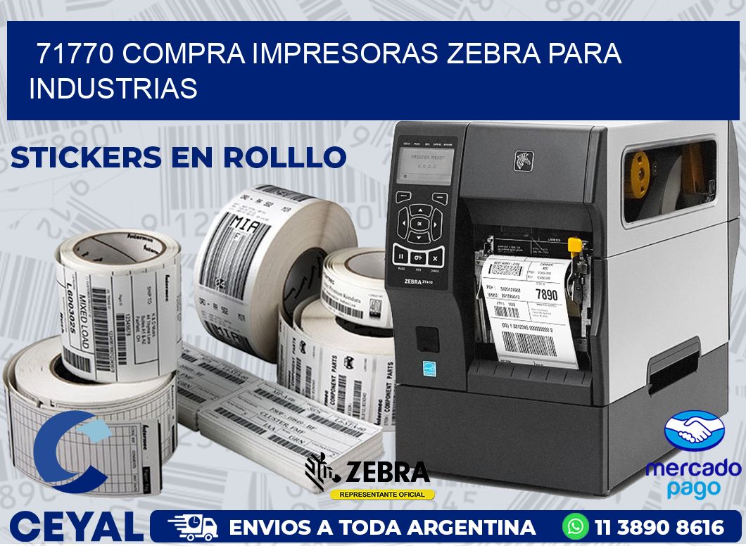 71770 COMPRA IMPRESORAS ZEBRA PARA INDUSTRIAS